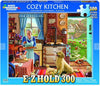 Cozy Kitchen 300 Piece EZ_HOLD Jigsaw Puzzle by White Mountain Puzzle